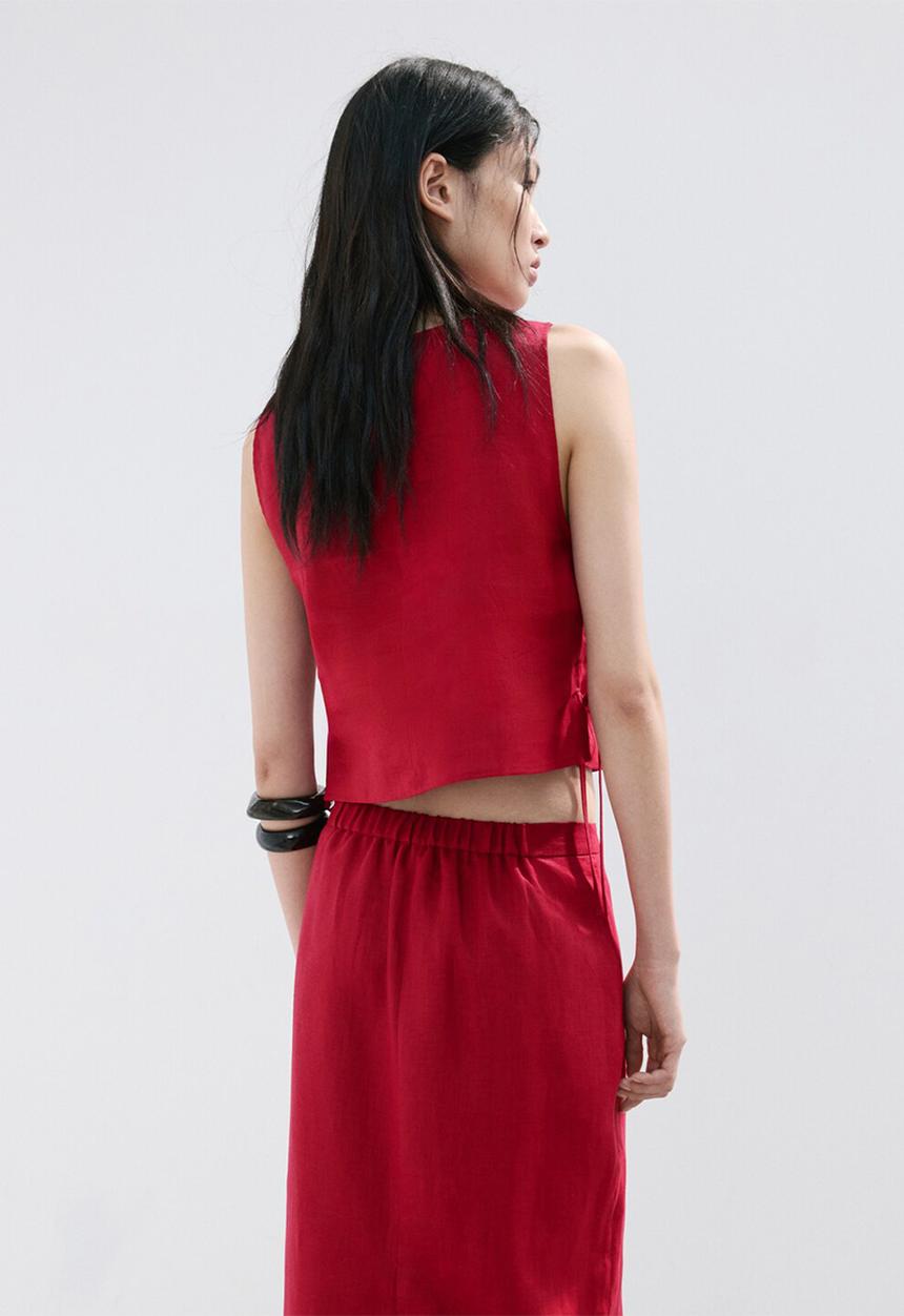 MANGO - Top fred - red