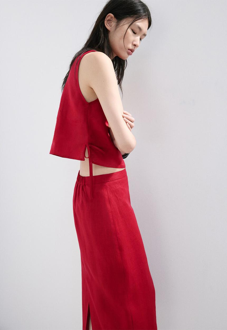 MANGO - Top fred - red