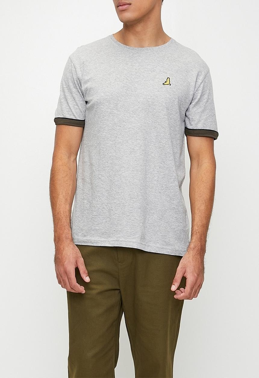 Brave Soul - T-Shirts - Light Grey Marl
