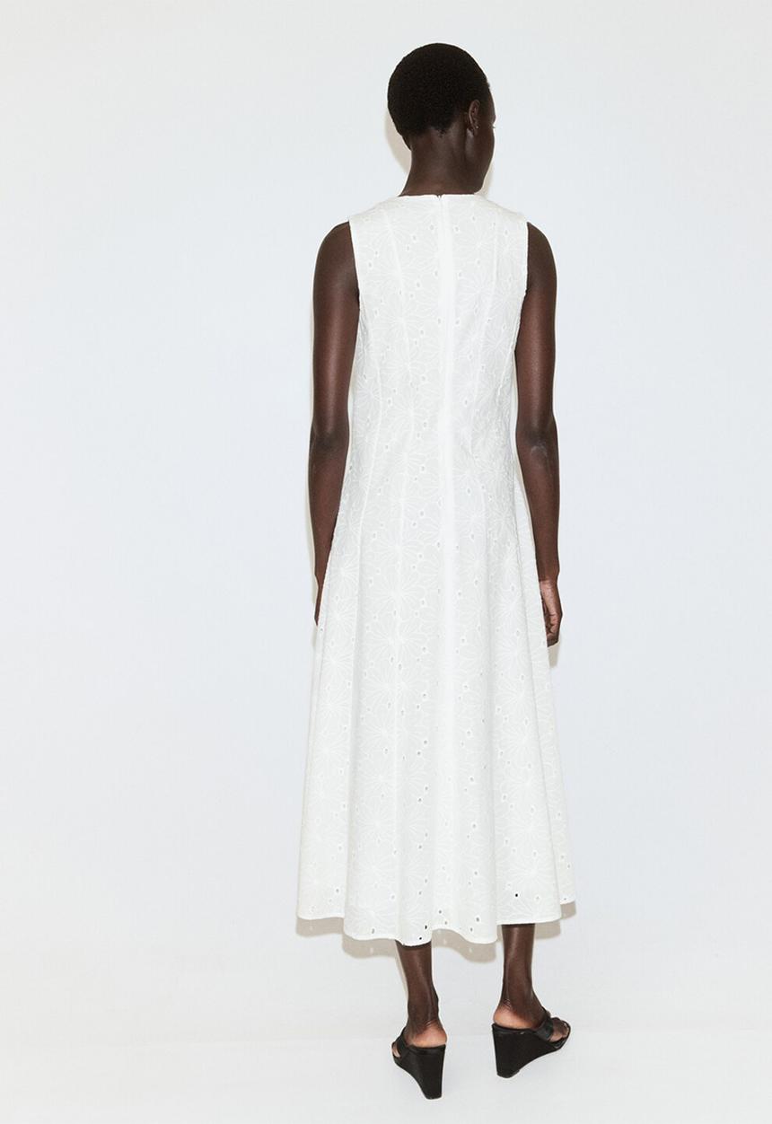 MANGO - Dress nola - white