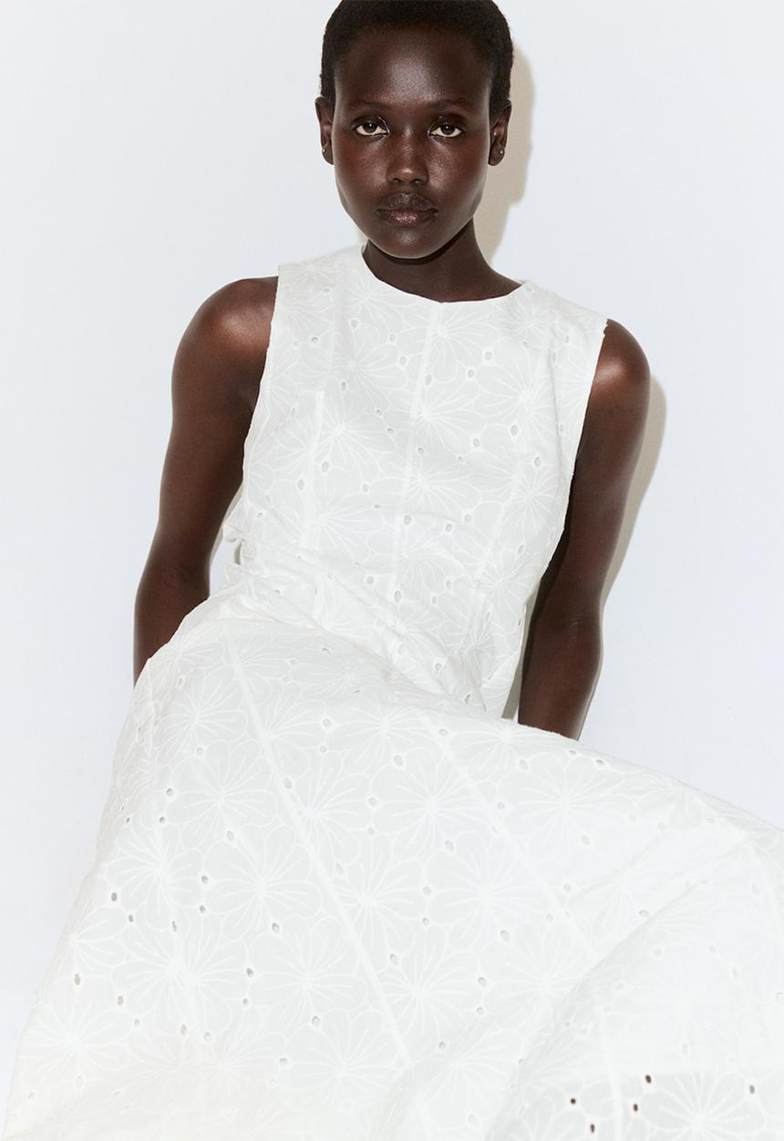 MANGO - Dress nola - white