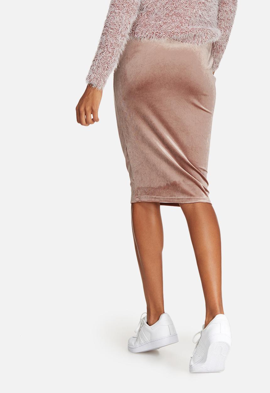 dailyfriday - Velvet pencil skirt