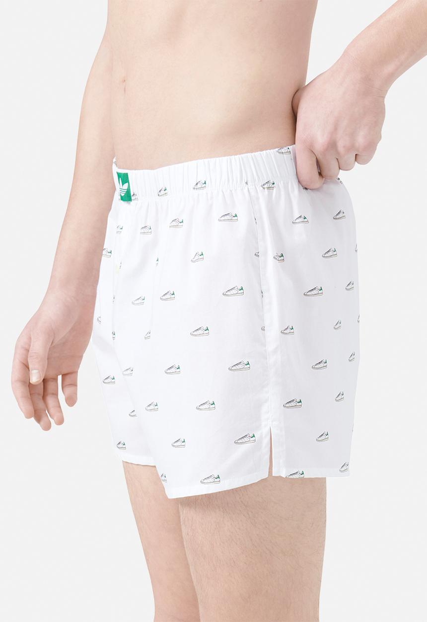 adidas Originals - Originals Core Cotton  2PK Icon Woven Boxer - SWaopSBaop