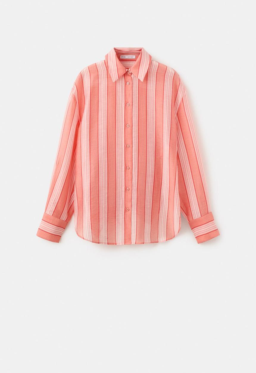 MANGO - Shirt clay - orange