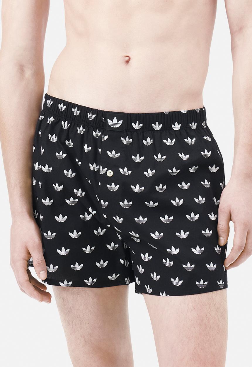 adidas Originals - Originals Core Cotton  2PK Icon Woven Boxer - TBaopWaop