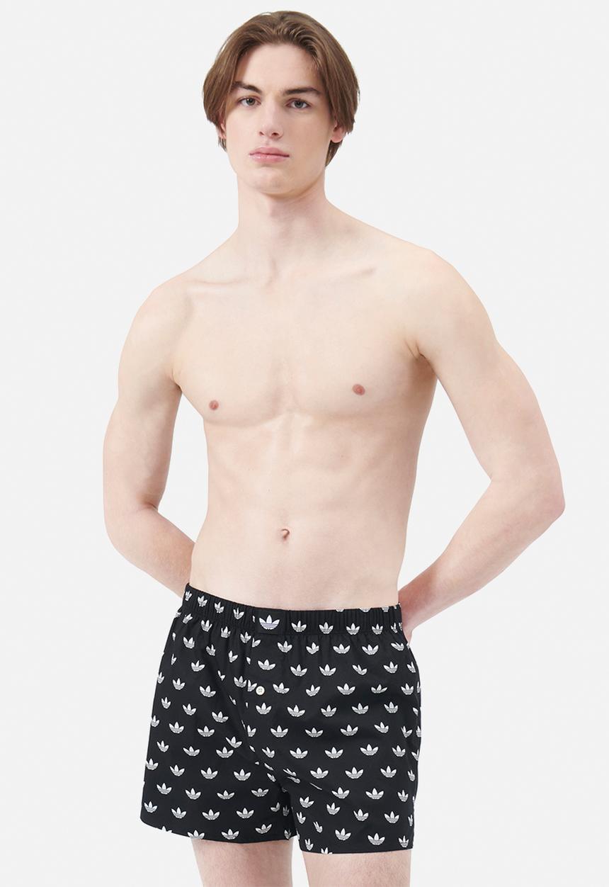adidas Originals - Originals Core Cotton  2PK Icon Woven Boxer - TBaopWaop