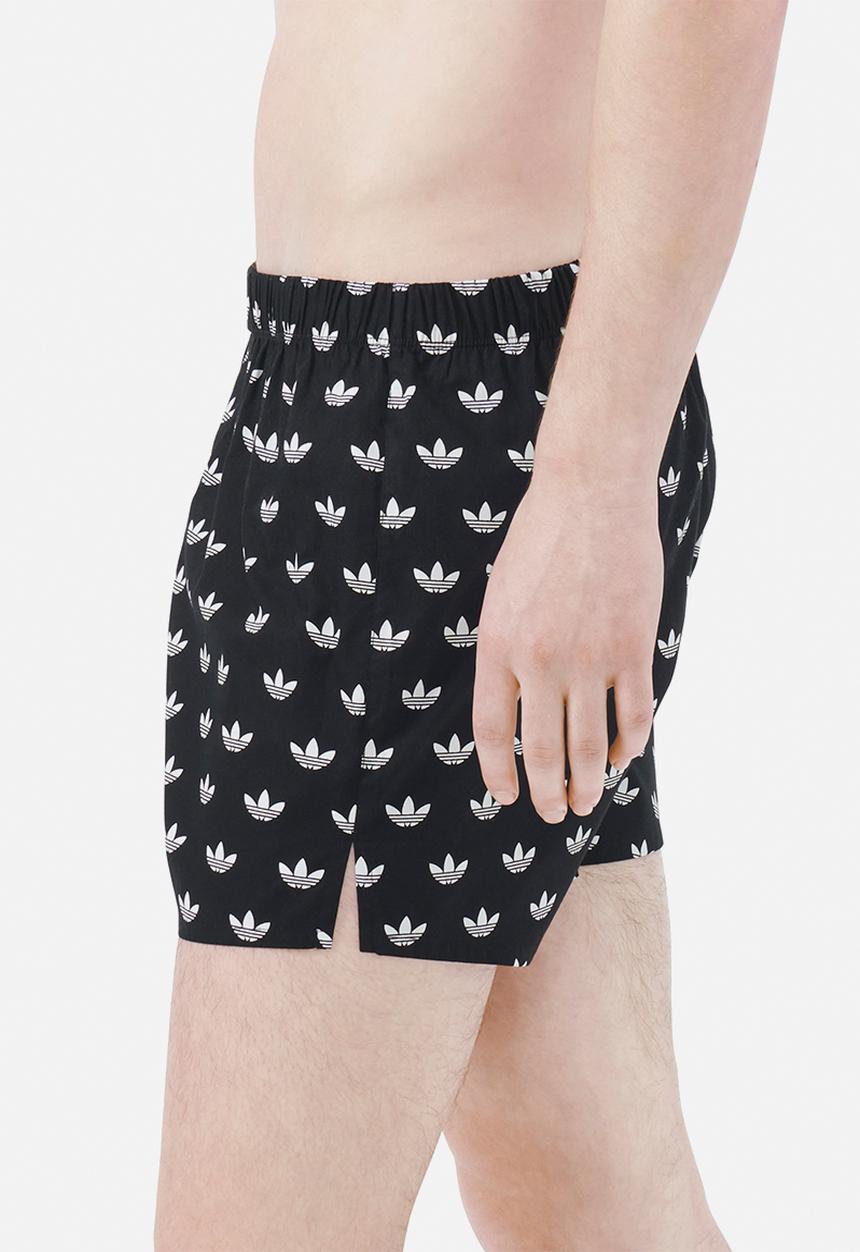adidas Originals - Originals Core Cotton  2PK Icon Woven Boxer - TBaopWaop