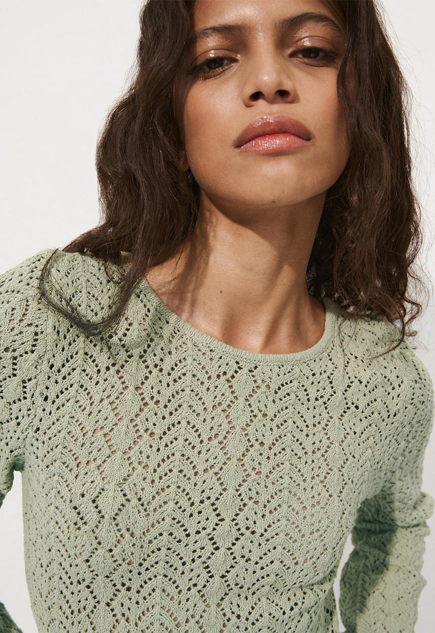 MANGO - Dress siturri - light/pastel green