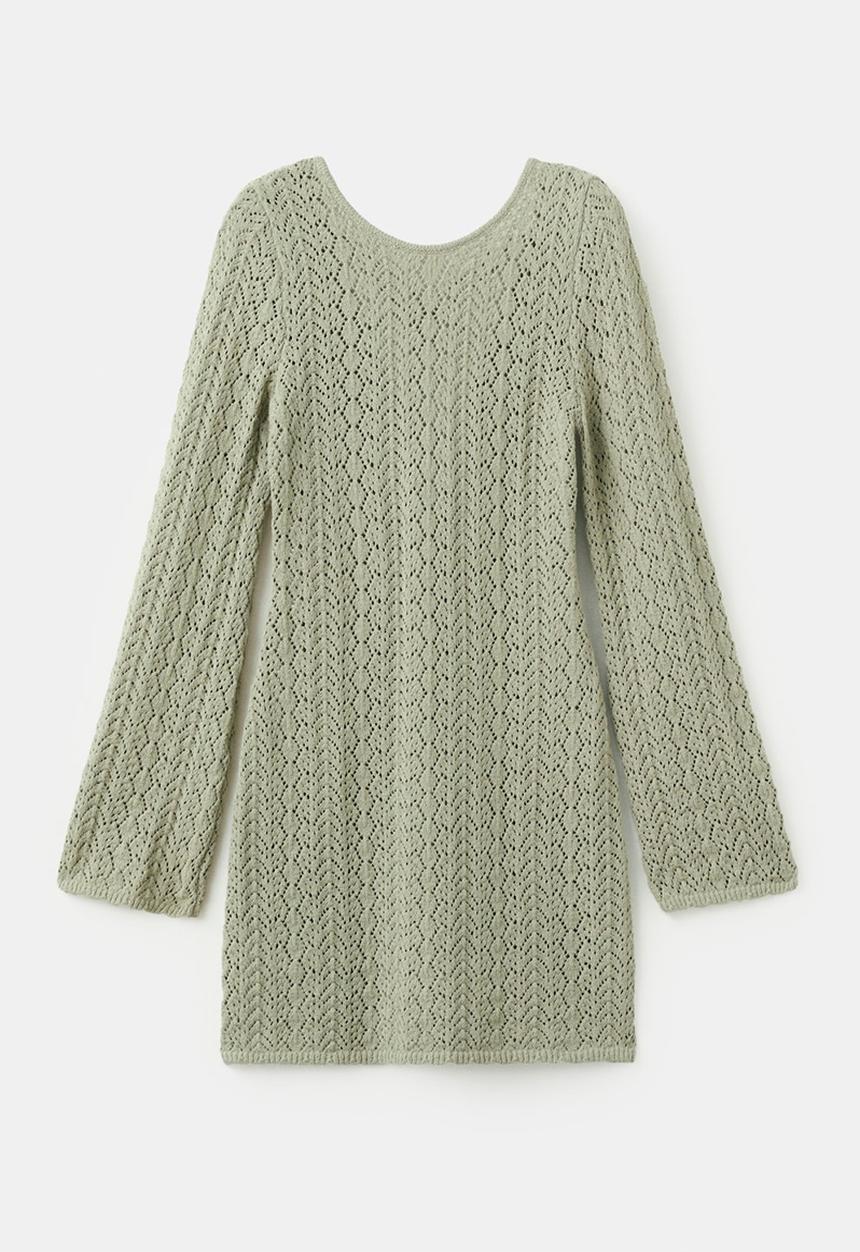 MANGO - Dress siturri - light/pastel green