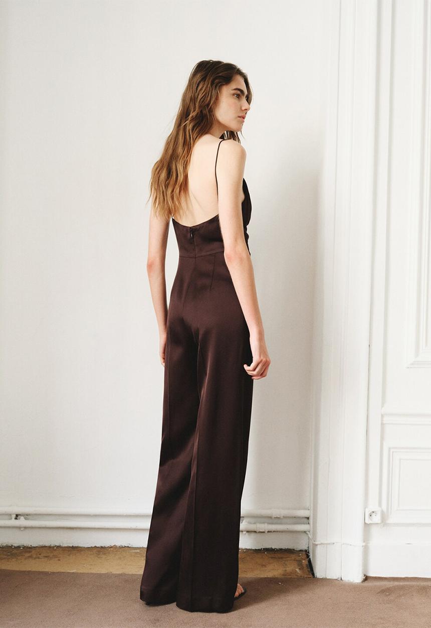 MANGO - Jumpsuit any - dark brown