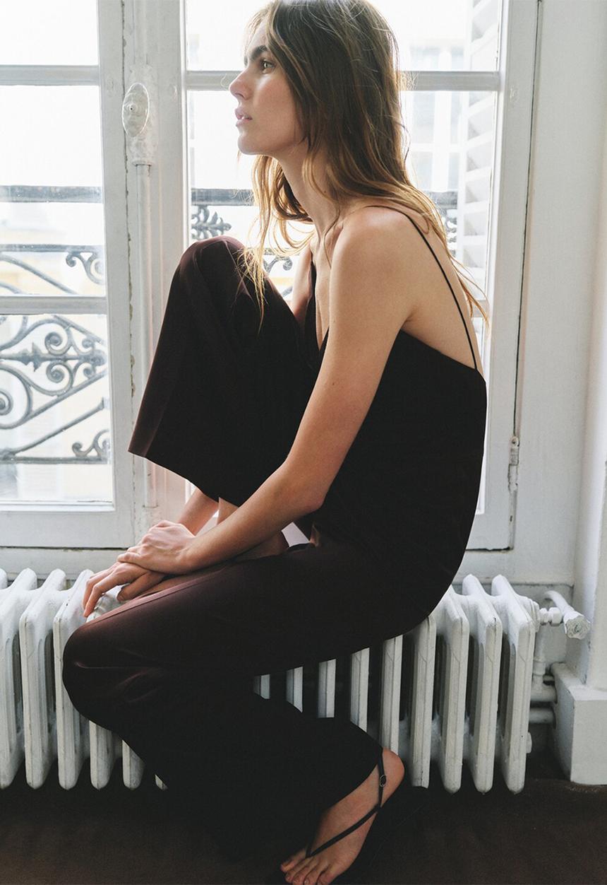 MANGO - Jumpsuit any - dark brown