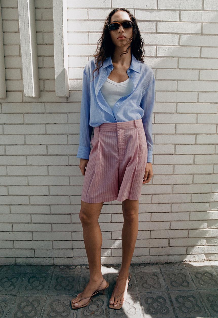 MANGO - Shirt belize - light/pastel blue