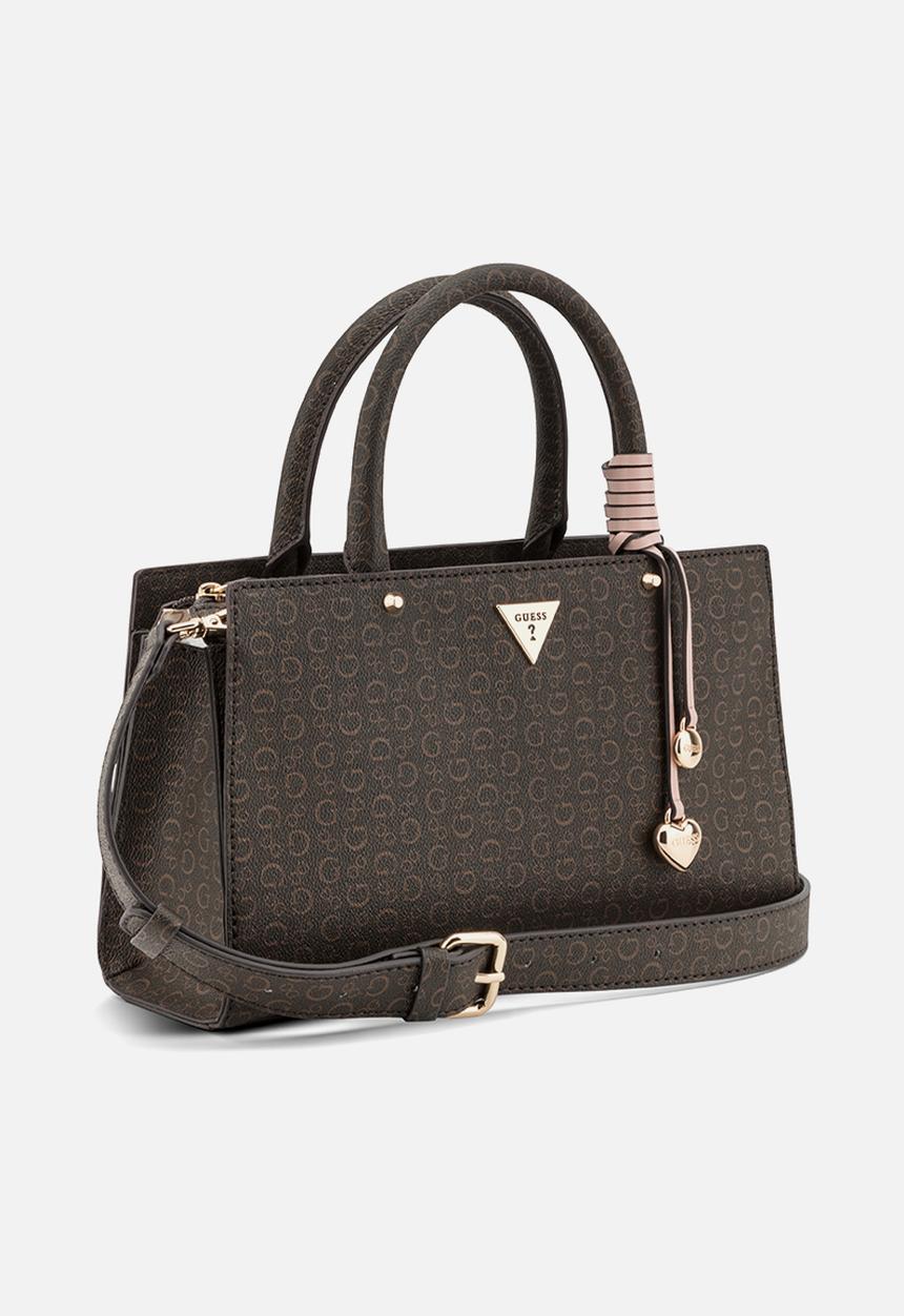 GUESS - Katy Satchel Bag- Natural