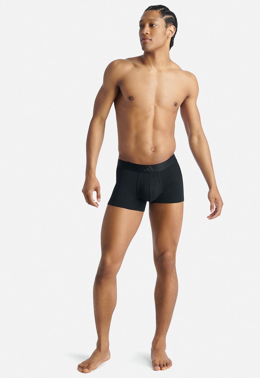 adidas Performance - 3 Stripes - Active Flex Cotton - 2PK  Low Rise Trunk - BB