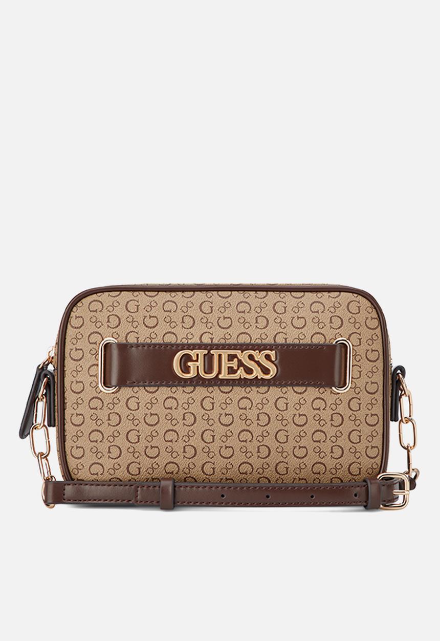 GUESS - Danica Mini Crossbody Top Zip Bag- Walnut