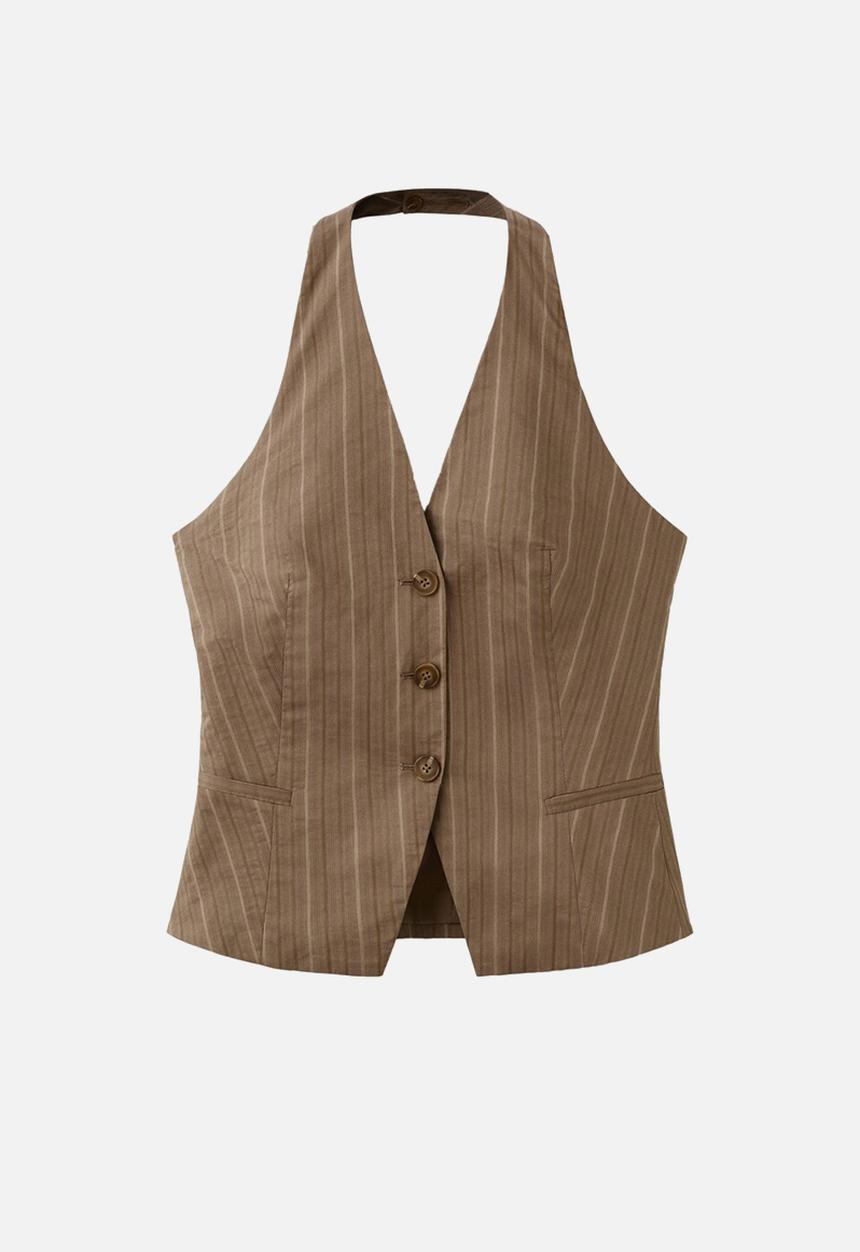 MANGO - Top martin - brown