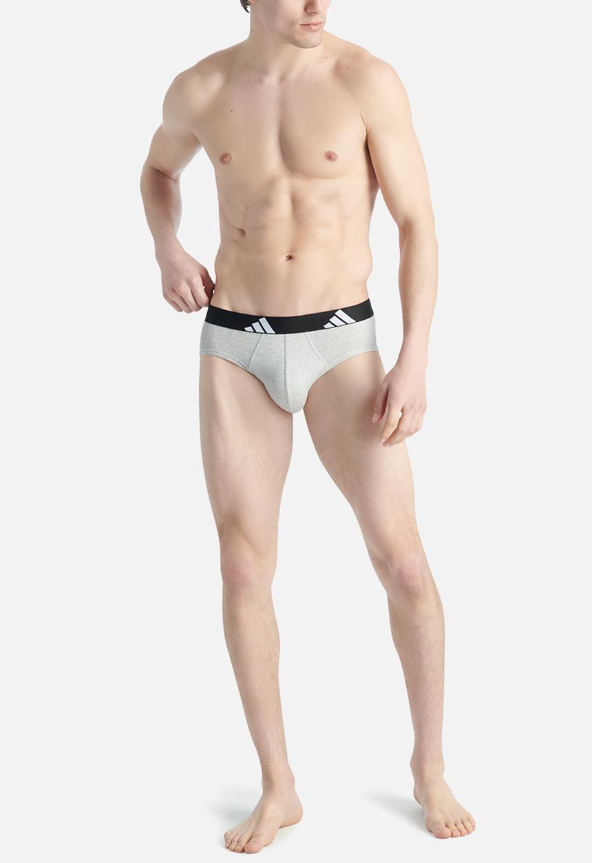 adidas Performance - Active Flex Cotton - 3PK Brief - WGB