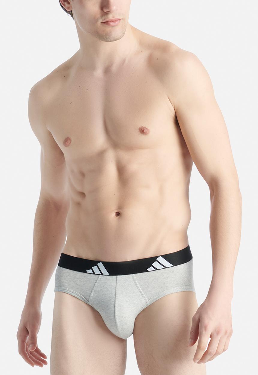 adidas Performance - Active Flex Cotton - 3PK Brief - WGB