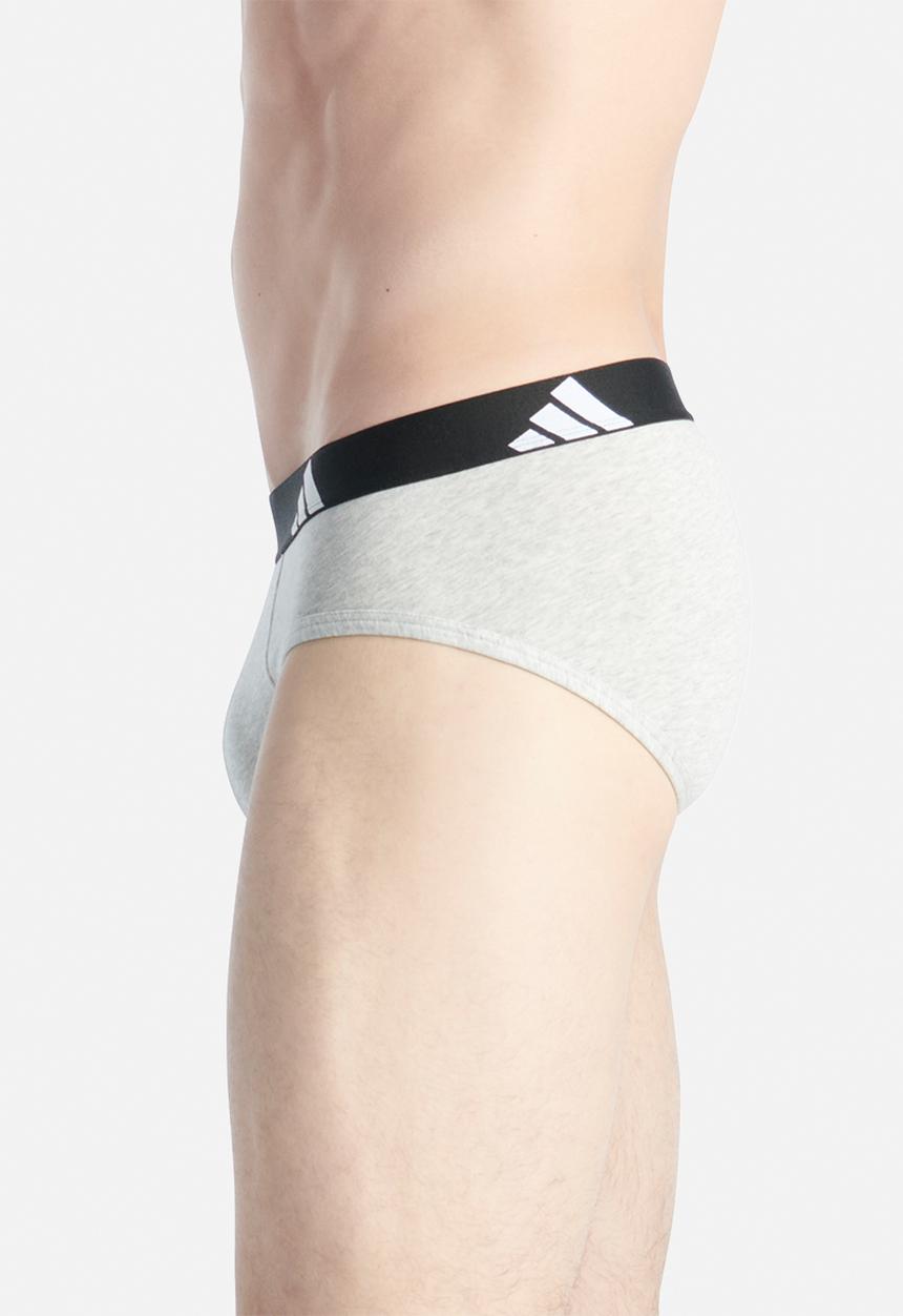 adidas Performance - Active Flex Cotton - 3PK Brief - WGB