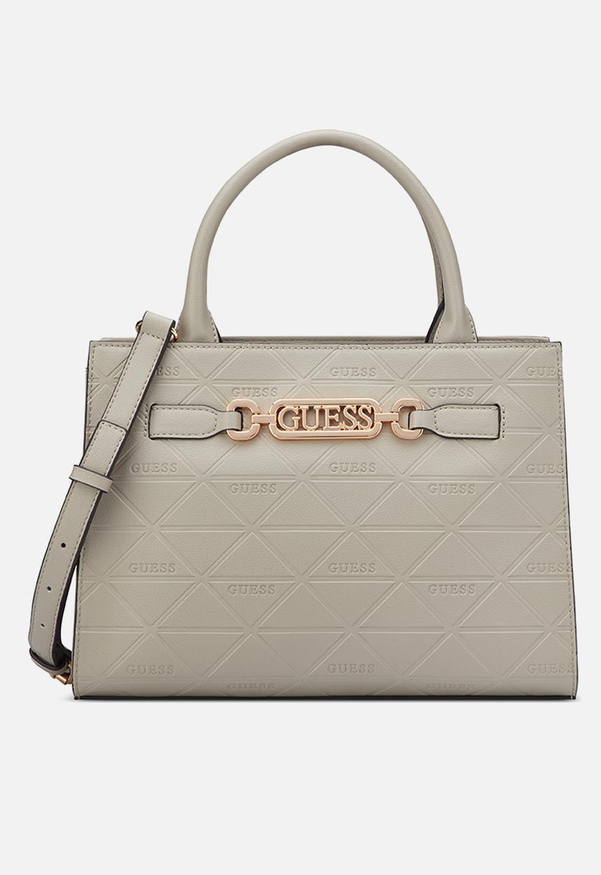 GUESS - Celestia Satchel Bag- Taupe