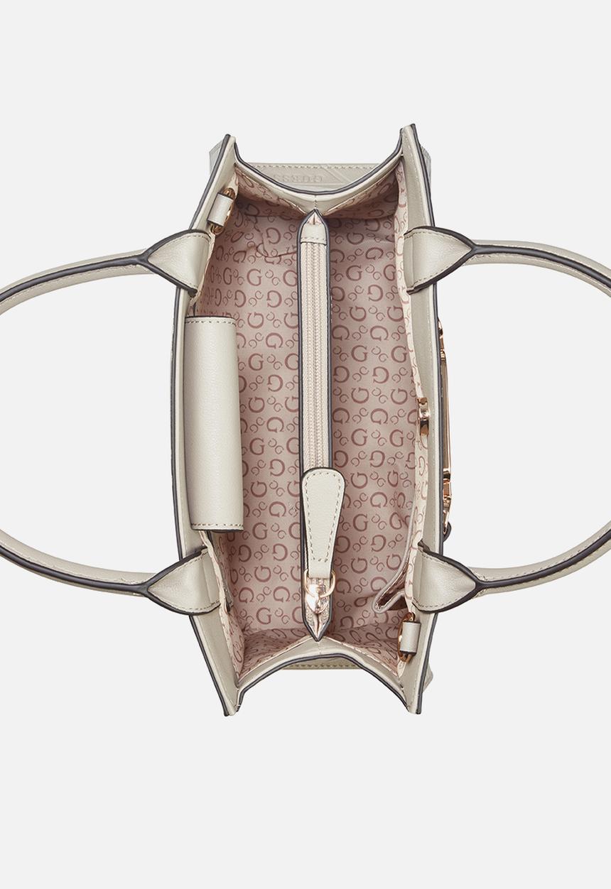 GUESS - Celestia Satchel Bag- Taupe
