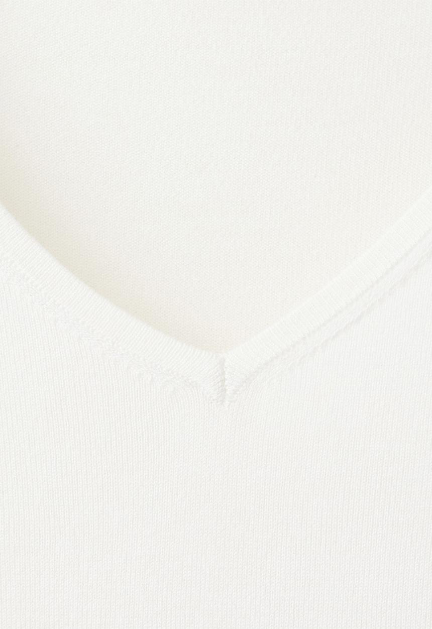 MANGO - Plus sweater escudell - white