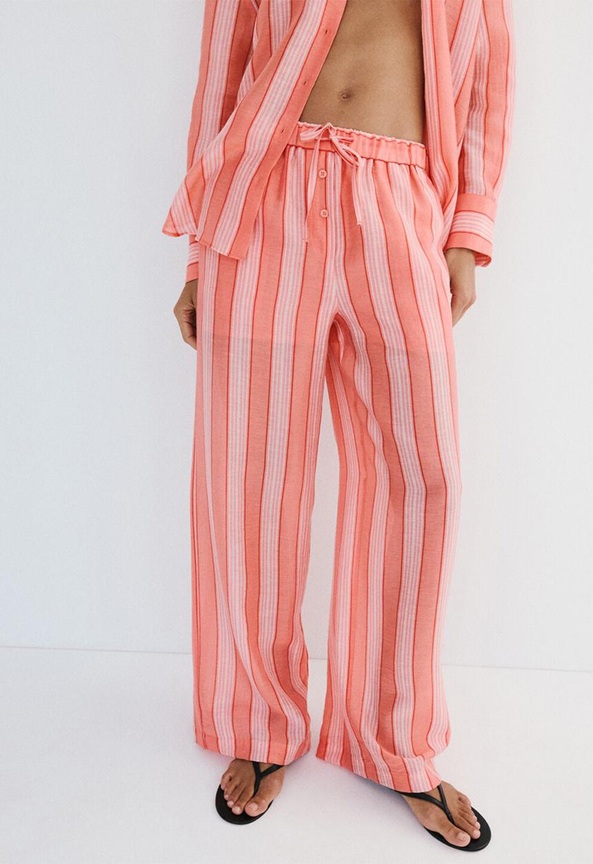 MANGO - Trousers clay - orange
