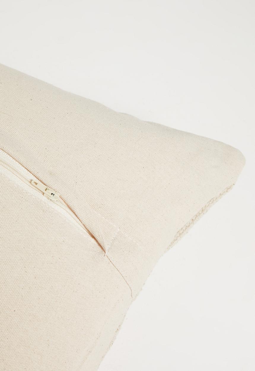Sixth Floor - Rowan Stripe Cushion Cover - Grey & Neutral