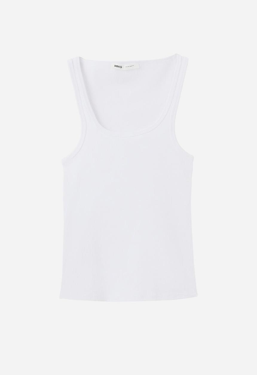 MANGO - Top chloe - white