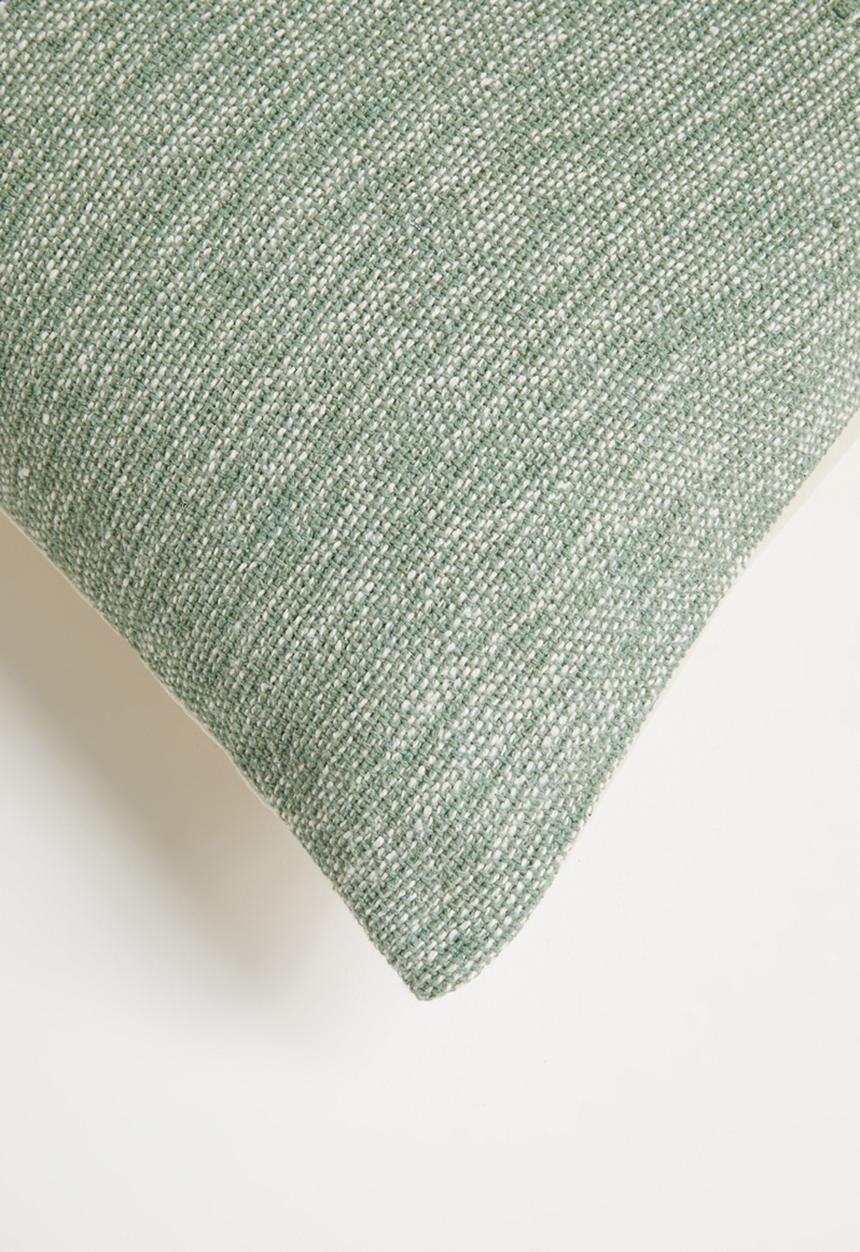Sixth Floor - Woven Grid Cushion Cover - Sage