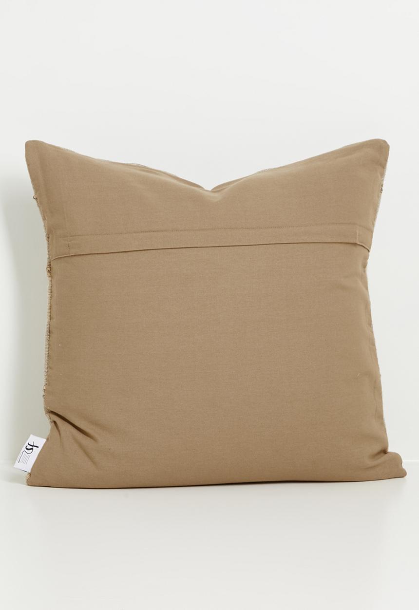 Sixth Floor - Len Jute  & Cotton cushion Cover - Natural