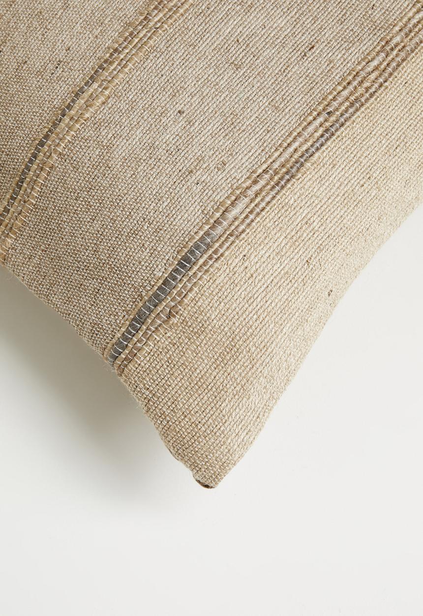 Sixth Floor - Len Jute  & Cotton cushion Cover - Natural