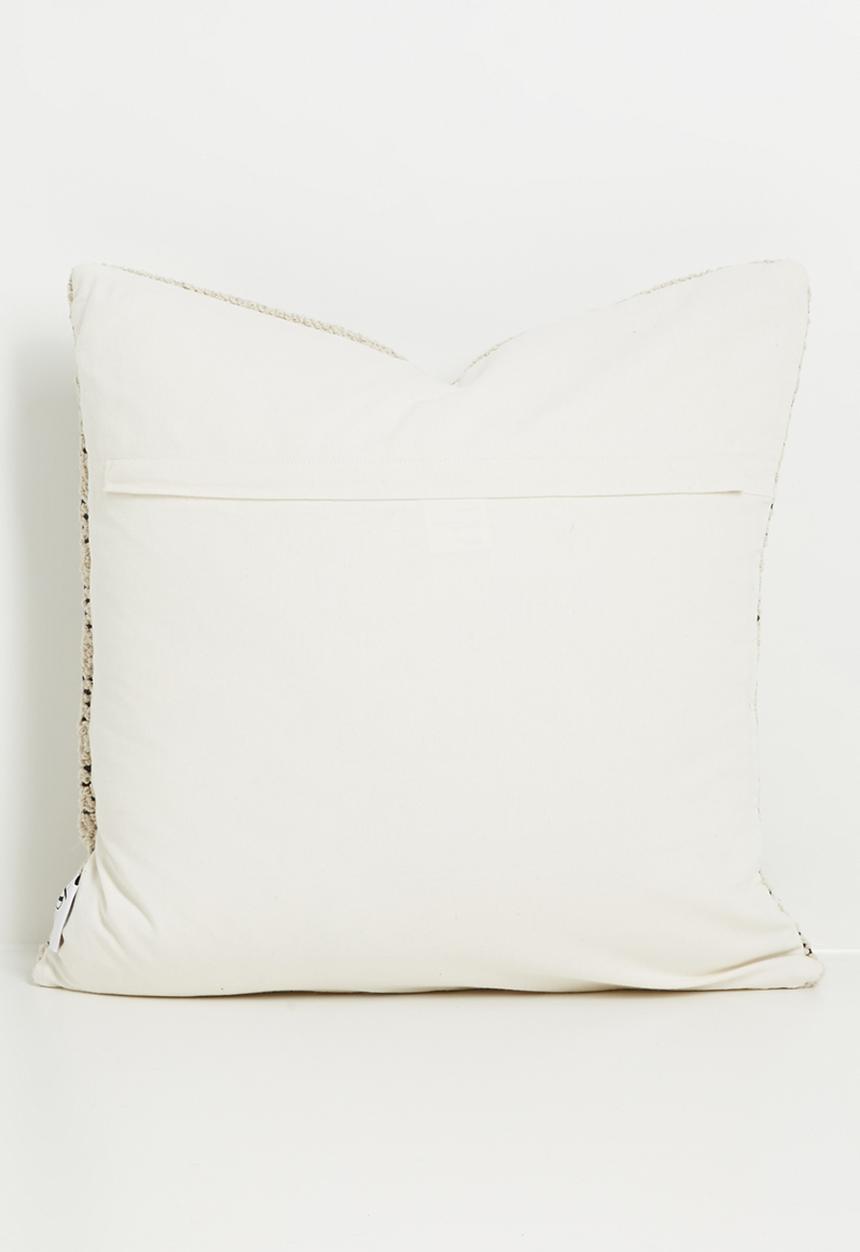 Sixth Floor - Tay Stripe Cotton Woven Cushion Cover - Neutral