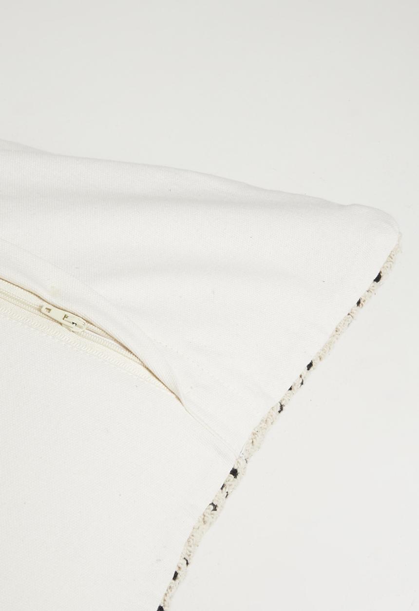 Sixth Floor - Tay Stripe Cotton Woven Cushion Cover - Neutral