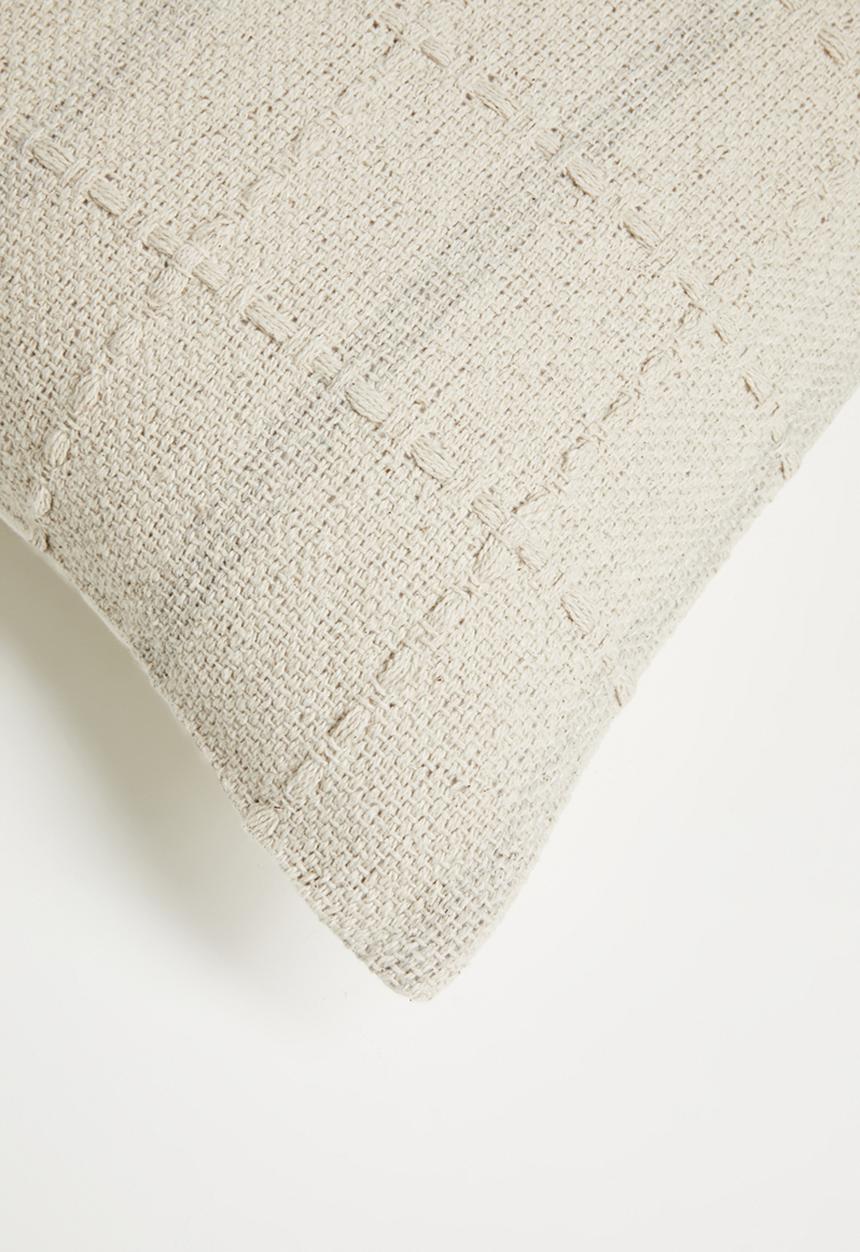 Sixth Floor - Jordan Stripe Cotton Woven Cushion Cover - Neutral