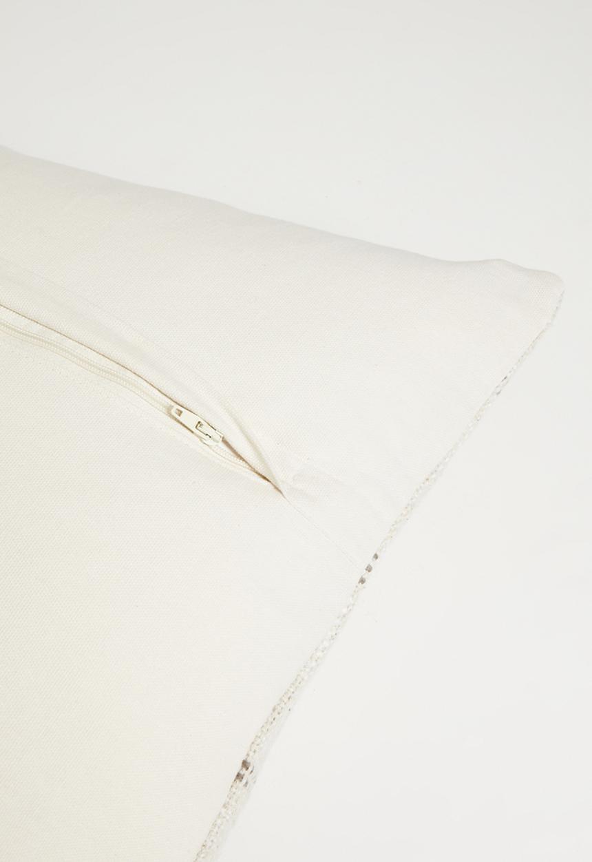 Sixth Floor - Reese Stripe Cotton Woven Cushion cover - Taupe