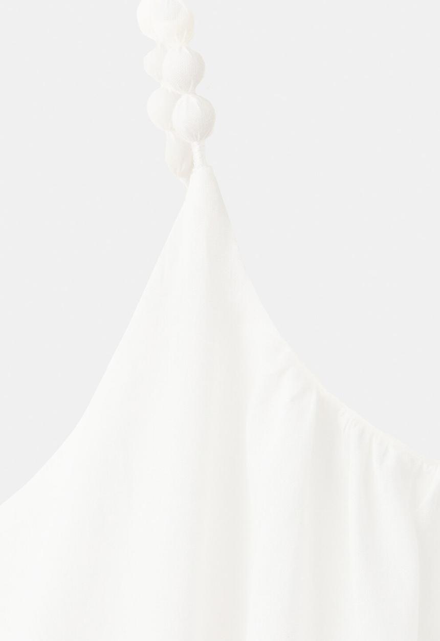 MANGO - Dress bolas - white