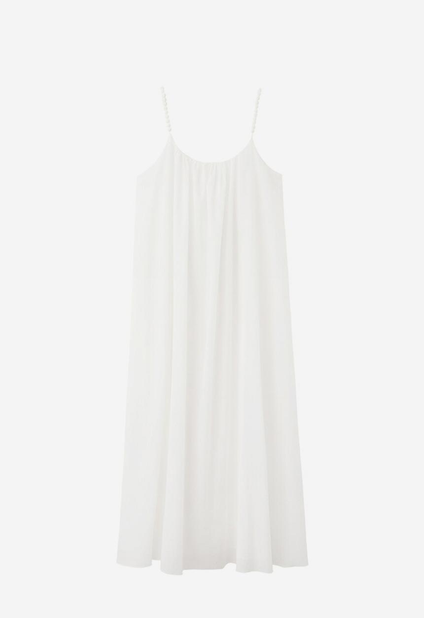 MANGO - Dress bolas - white