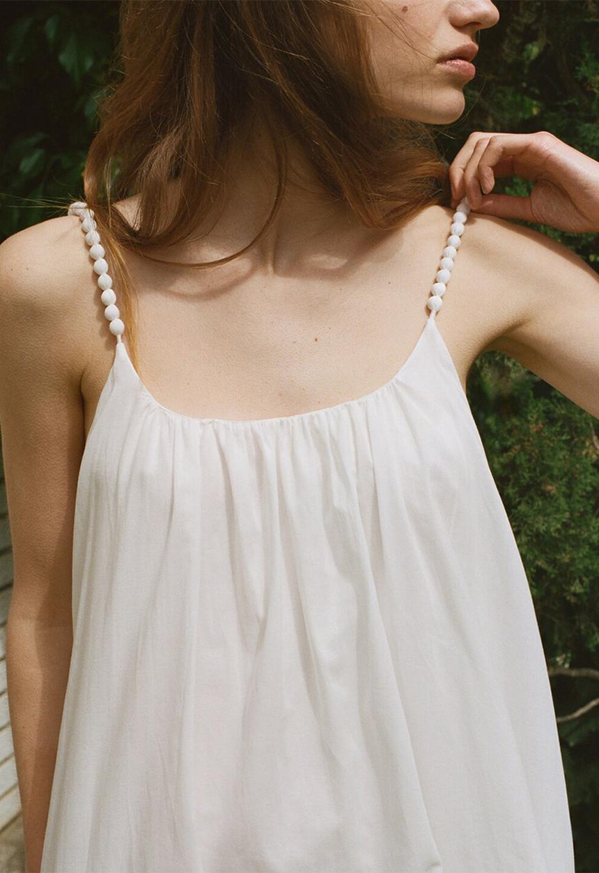 MANGO - Dress bolas - white