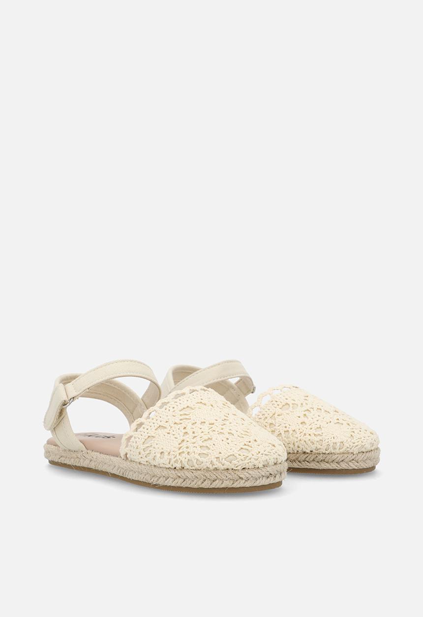 Cotton On - Isla Strappy Sandal - Vanilla/Crochet