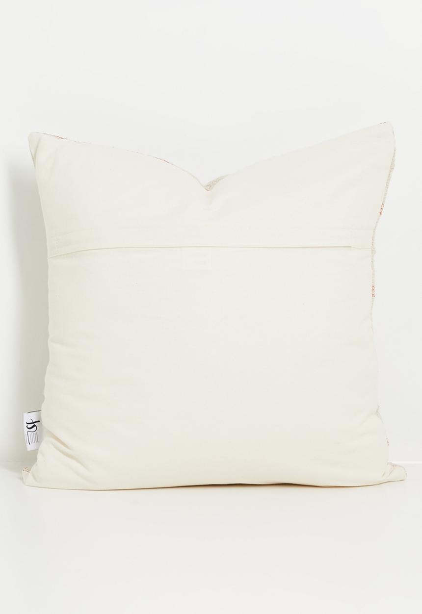Sixth Floor - Jordan Stripe Cotton Woven Cushion Cover - Rust