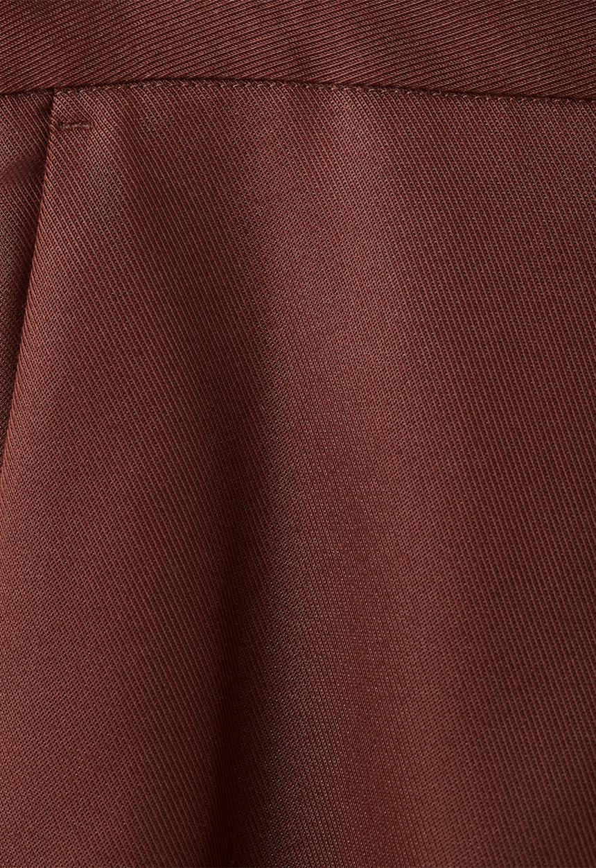 MANGO - Trousers fluid - medium orange
