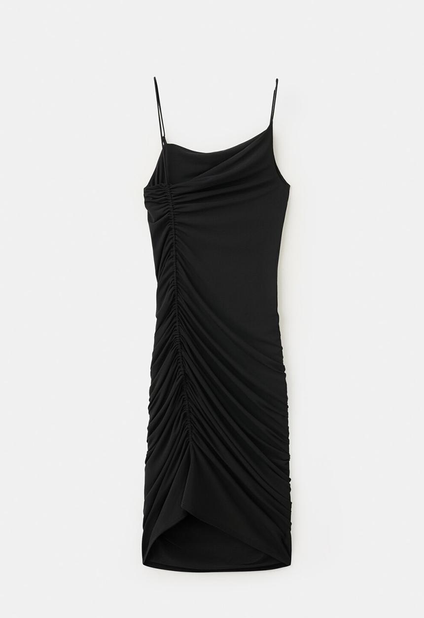 MANGO - Dress rasa - black