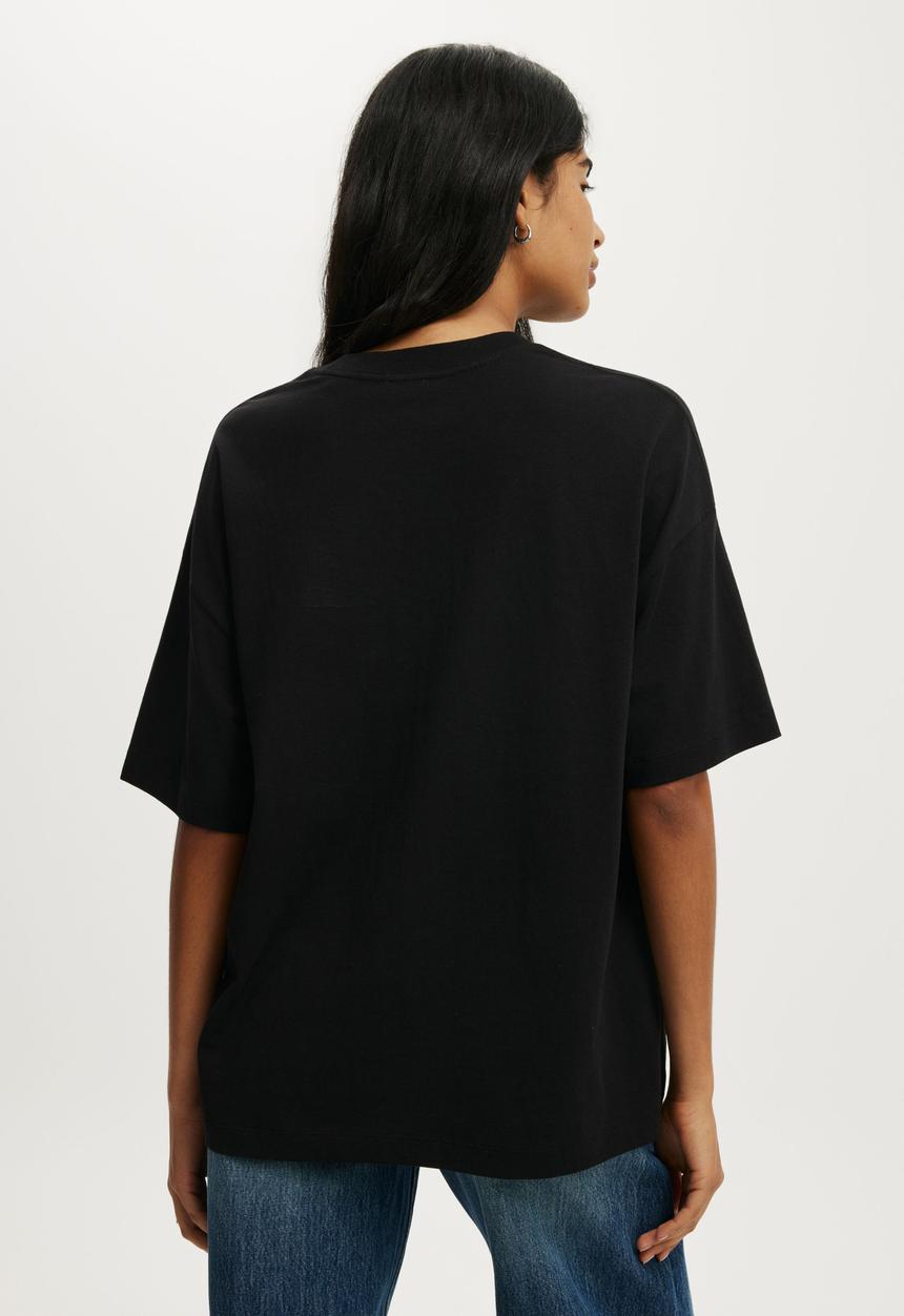 Cotton On - Boxy Short Sleeve Tee - Black