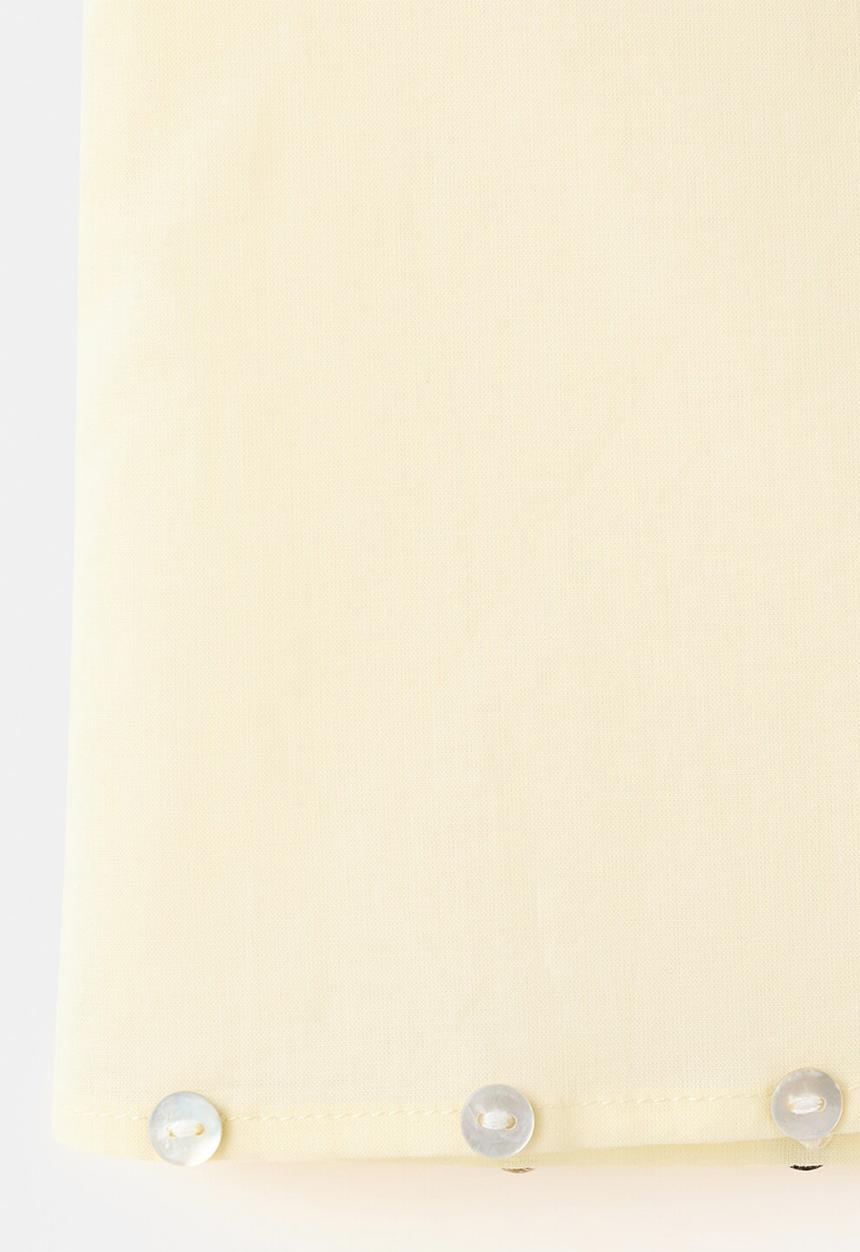 MANGO - Skirt playa- light/pastel yellow