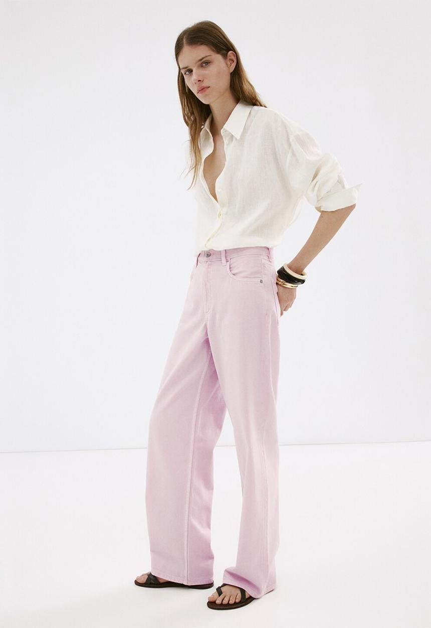 MANGO - Jeans newyork - pink