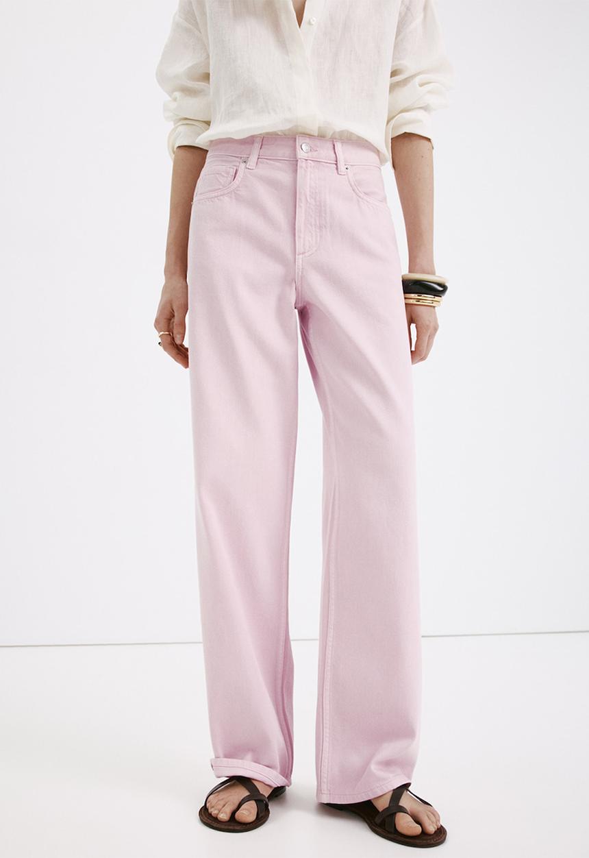MANGO - Jeans newyork - pink