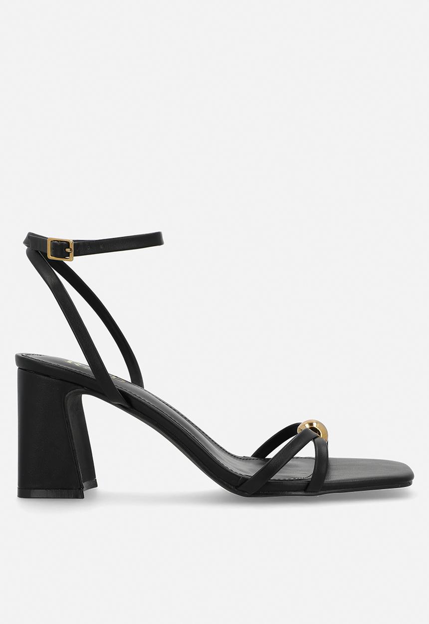 Raid London - Devena heel - black pu