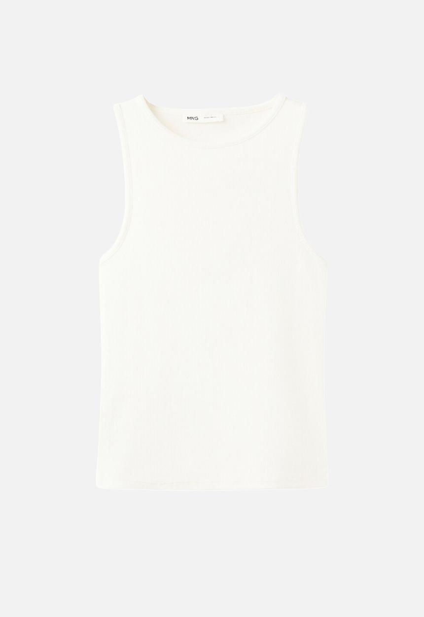 MANGO - Top boni - white