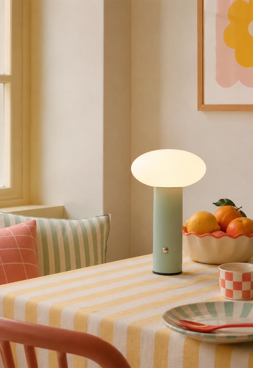 Arc + hue - Oliver Rechargeable LED Lamp - Mint